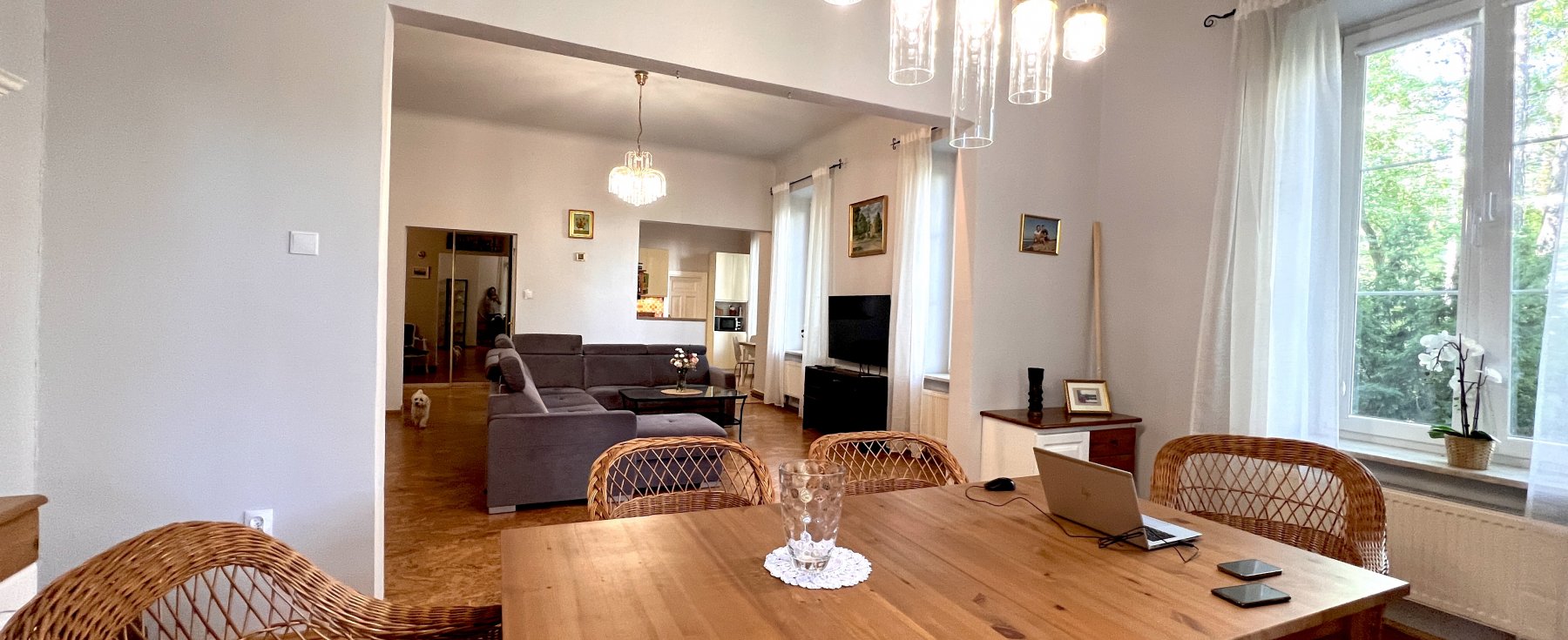 Apartament w historycznym dawnym pensjonacie